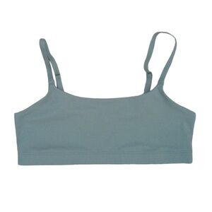NWT Everlane Adjustable Straps Green Sports Bra Medium
